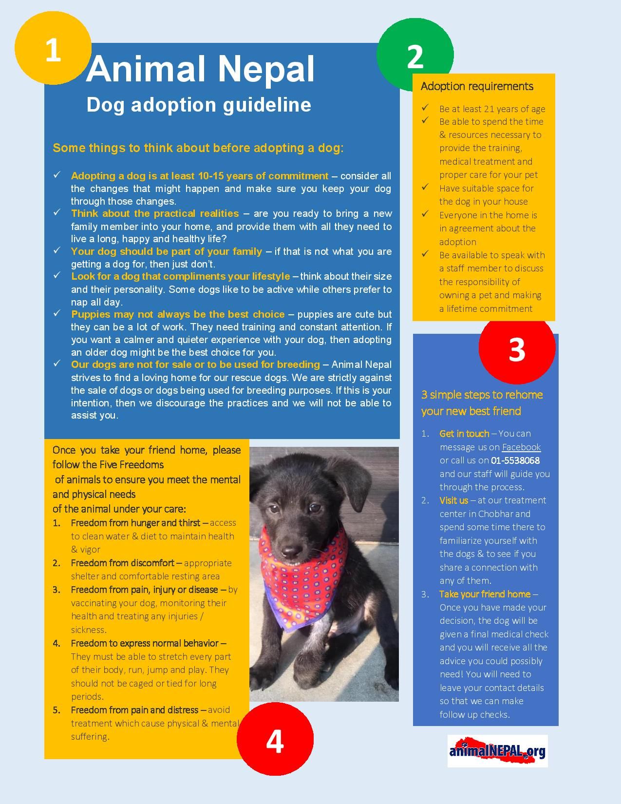 Animal Nepal Dog Adoption Guideline 2019